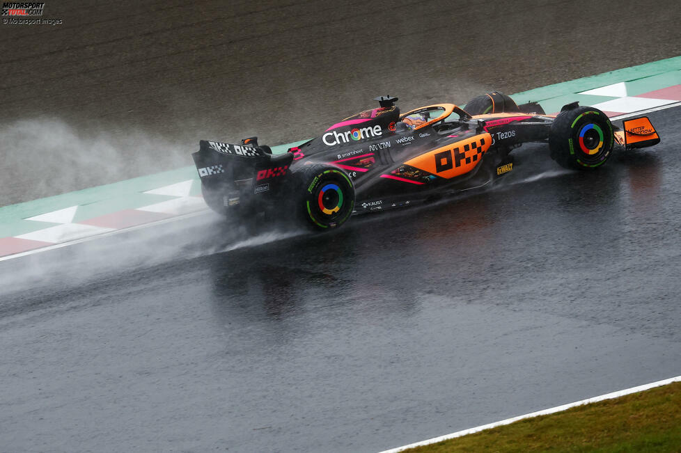Daniel Ricciardo (3): Hat Q3 unglücklich nur um 0,003 Sekunden verpasst. Noch unglücklicher im Rennen, wo er undankbarer Elfter wurde - direkt hinter Norris. Kam etwas zu spät zum Reifenwechsel, was Positionen kostete. Für eine 2 zwar etwas zu wenig, aber trotzdem eine ordentliche Leistung an einem schwierigen Wochenende für McLaren.