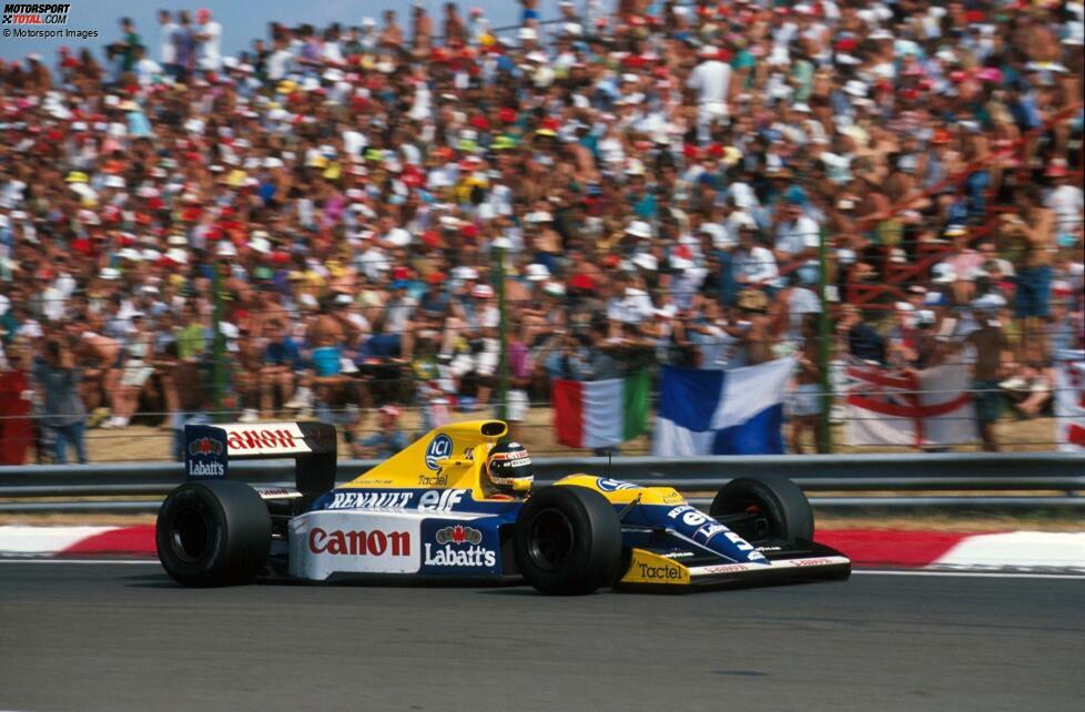 Platz 6: Thierry Boutsen (115 Rennen - Ungarn 1990)