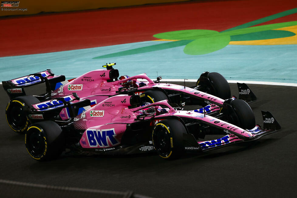 Esteban Ocon (3): Von der reinen Leistung her mit P5 im Qualifying und P6 im Rennen wäre es vermutlich eine 2 geworden. Allerdings müssen wir das Duell gegen den Teamkollegen abziehen, als er Alonso einmal fast in die Mauer schickte und auch insgesamt zu hart agierte. Das geht nicht.