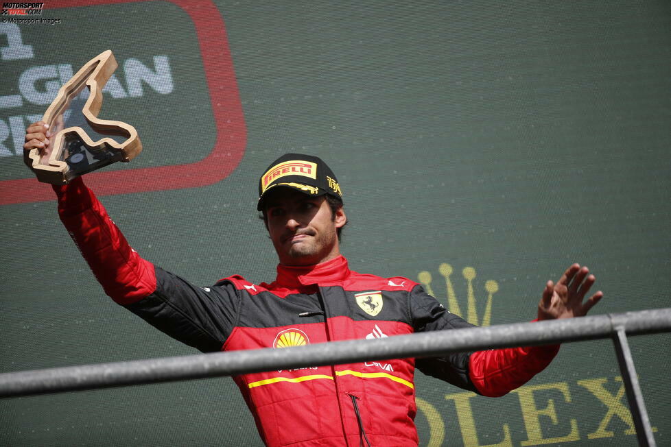 Carlos Sainz (2): Viel falsch machte er nicht. Im Qualifying von Leclerc zur 