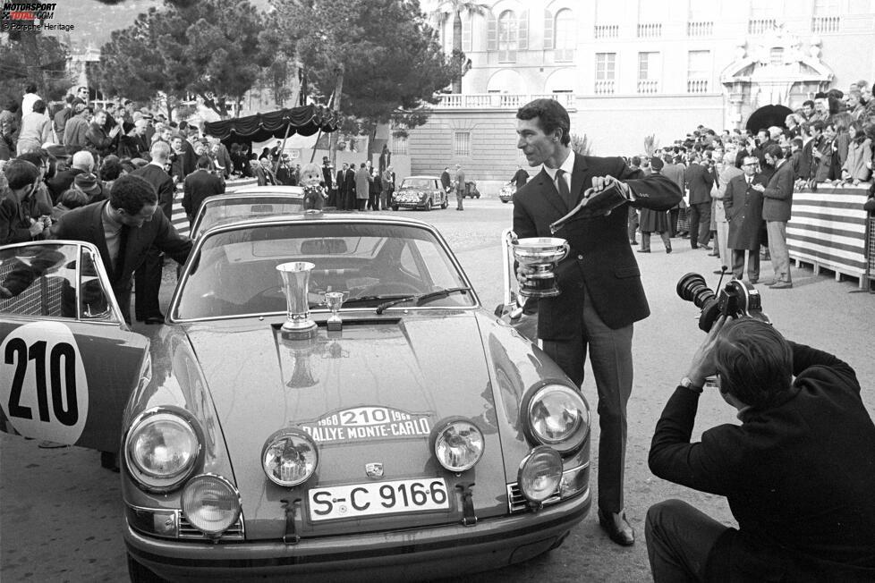 1968: Vic Elford bei der Rallye Monte Carlo