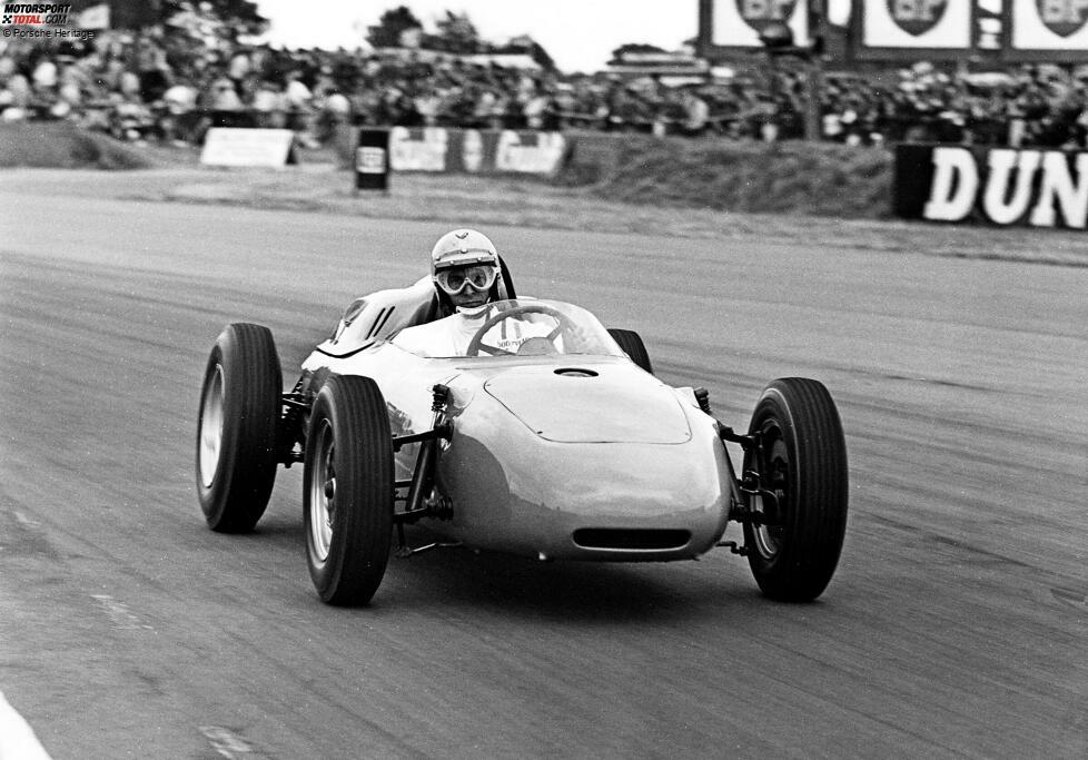 Porsche-Formel-Rennwagen 1960: Vic Elford auf Porsche Typ 718/2