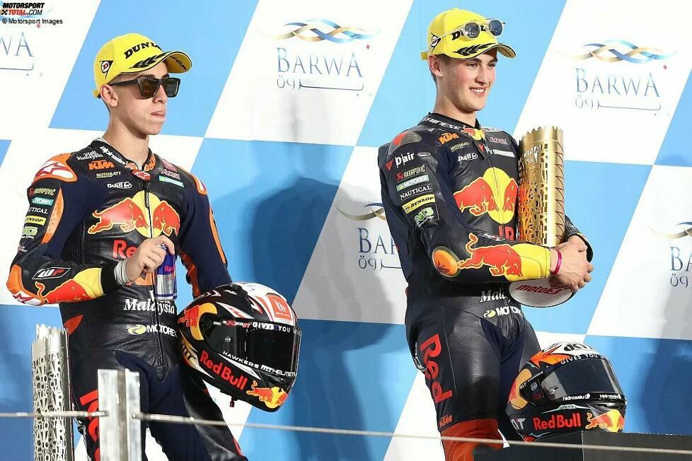 2021 steigt Acosta in die Moto3-Weltmeisterschaft auf und bekommt einen Platz im Topteam von Aki Ajo. Gleich bei seinem Debüt in Doha rast er als Zweiter auf das Podest.