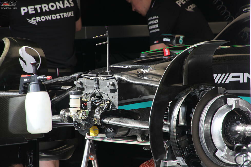 Die ersten Bilder vom Mercedes-Update am W14 in Monaco