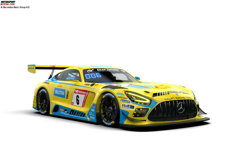 HRT-Mercedes #6 (Haupt/Love/Maini) - Mit neuen Teamkollegen versucht Hubert Haupt, seinen Pro-Am-Sieg aus 2022 zu wiederholen. Ganz nach vorn ist es als Pro-Am-Fahrzeug aber natürlich schwierig. 2 Sterne