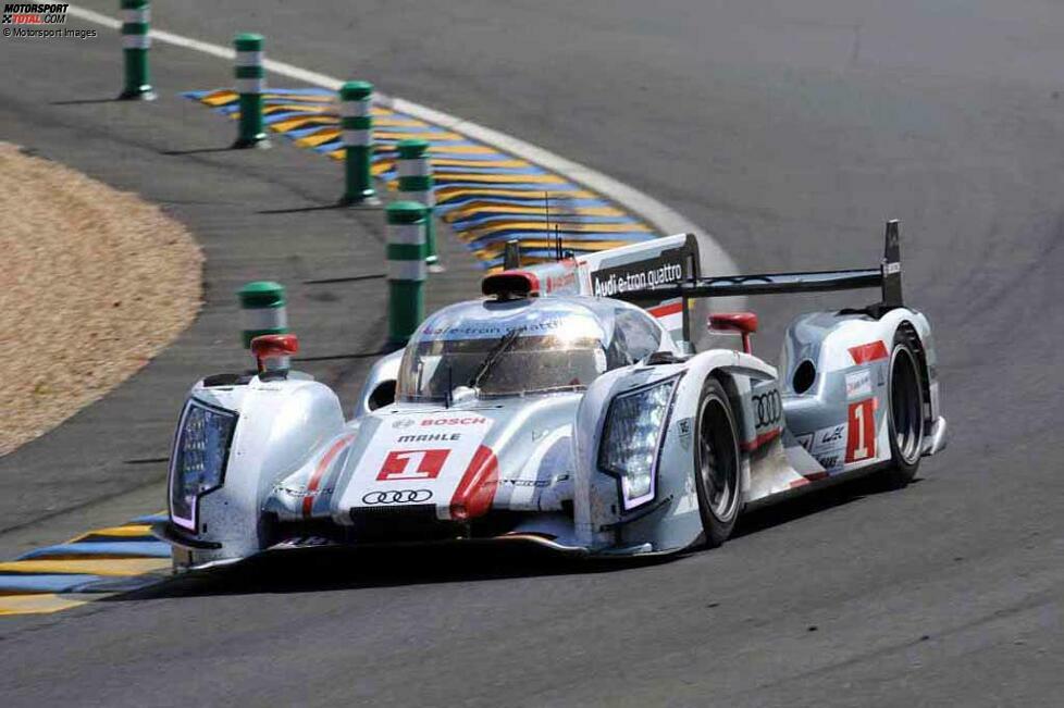 2012: Marcel Fässler, Andre Lotterer, Benoit Treluyer - Audi R18 e-tron quattro