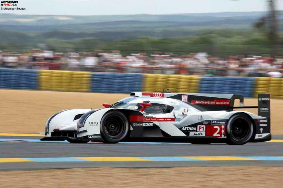 2014: Marcel Fässler, Andre Lotterer, Benoit Treluyer - Audi R18 e-tron quattro