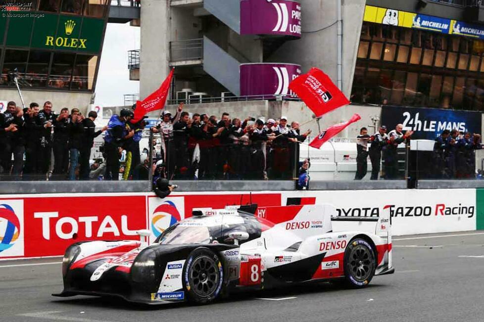 2018: Fernando Alonso, Sebastien Buemi, Kazuki Nakajima - Toyota TS050 Hybrid