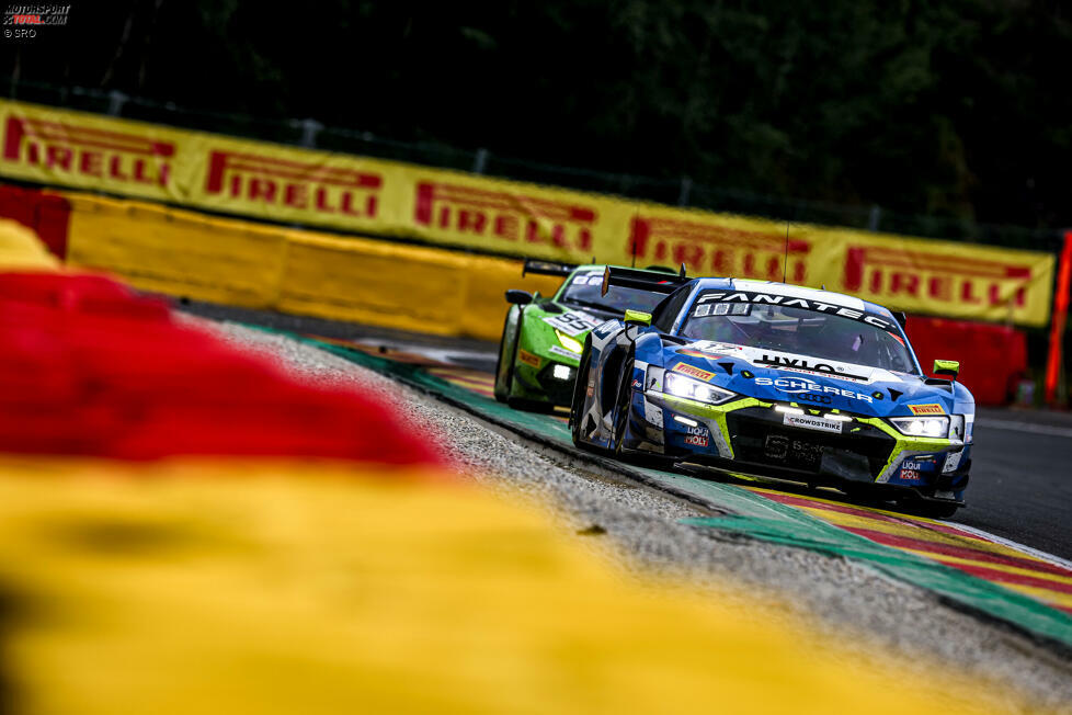 Dritter Gesamtrang und dritter Platz in der Pro-Wertung: Nicki Thiim, Kelvin van der Linde und Luca Engstler steuerten ihren Scherer-Phx-Audi #17 als Drittplatzierte auf das Podium. Obwohl das Trio im Rennen lange Zeit an der Spitze lag, war die Audi-Mannschaft am Ende chancenlos.