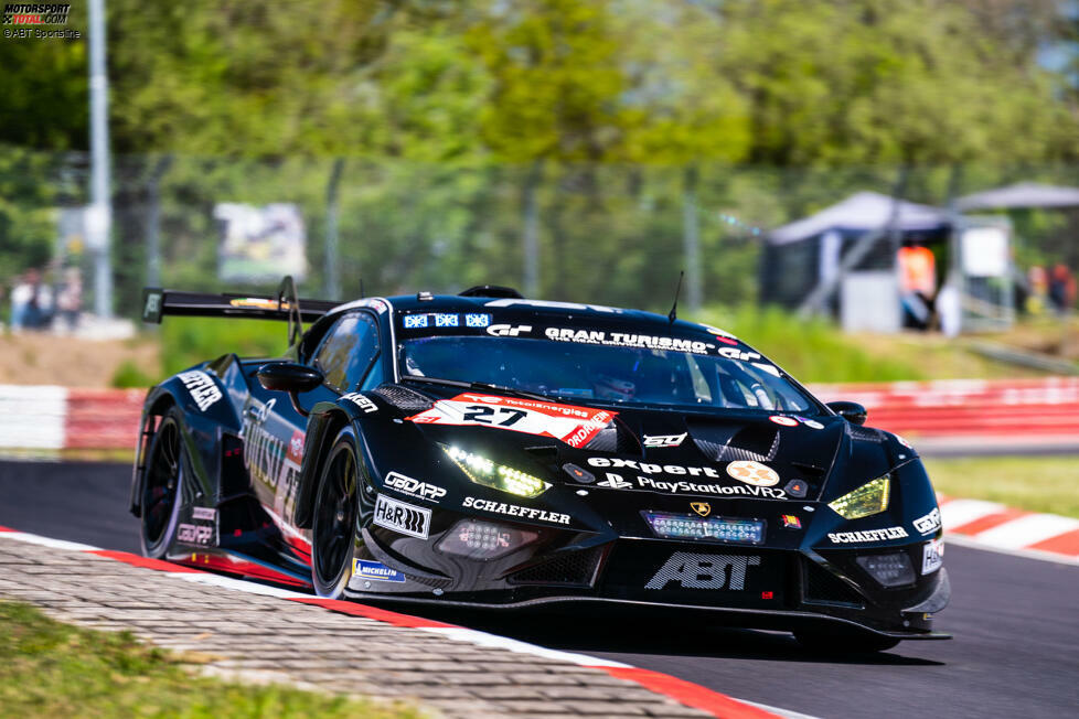 #27 Kelvin van der Linde (Abt-Lamborghini): Im Vorjahr hat er beim siebten Start mit Audi den 24h-Klassiker zum zweiten Mal gewonnen. 2023 gibt es beim Comeback seines DTM-Teams Abt mit dem Lamborghini einen Tapetenwechsel. Mit den Werksfahrern Marco Mapelli und Jordan Pepper sowie Aston-Martin-Leihgabe Nicki Thiim hat er starke  Partner.