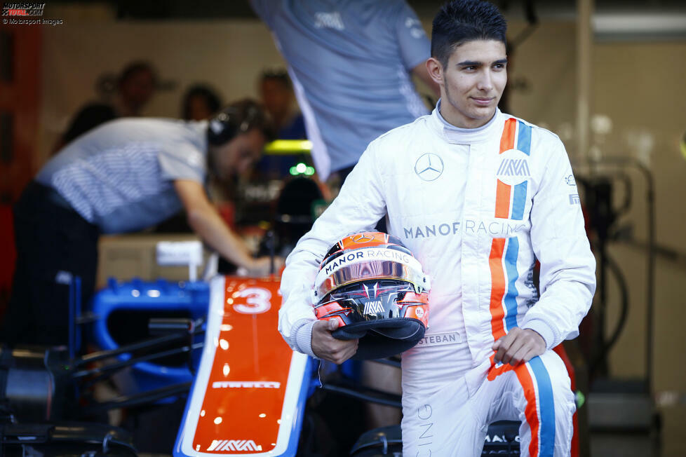 Für Esteban Ocon beginnt seine Formel-1-Karriere mitten in der Saison. Er wird 2016 zu Manor befördert, wo er Rio Haryanto ersetzt. Sein erstes Rennen, den Grand Prix von Belgien, beendet er auf dem 16. Platz.