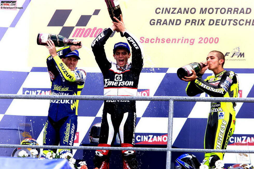 Alex Barros: 7 Siege MotoGP/500er, 1 Sieg WSBK