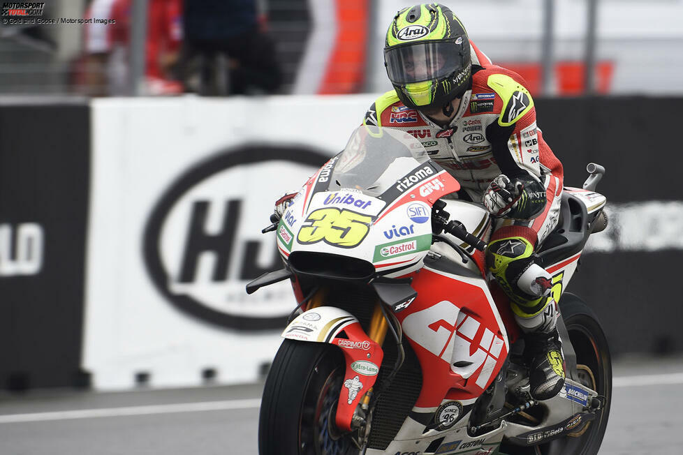 98. Rennen: Cal Crutchlow (LCR-Honda) siegt beim Grand Prix von Tschechien 2016.