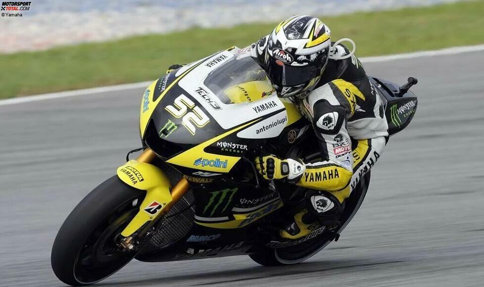 James Toseland holt sich 2004 und 2007 den Titel in der Superbike-WM, einmal mit Ducati, einmal mit Honda. 2008 wechselt er in die MotoGP zu Tech-3-Yamaha. In zwei Jahren bleibt sein bestes Rennergebnis ein sechster Platz.