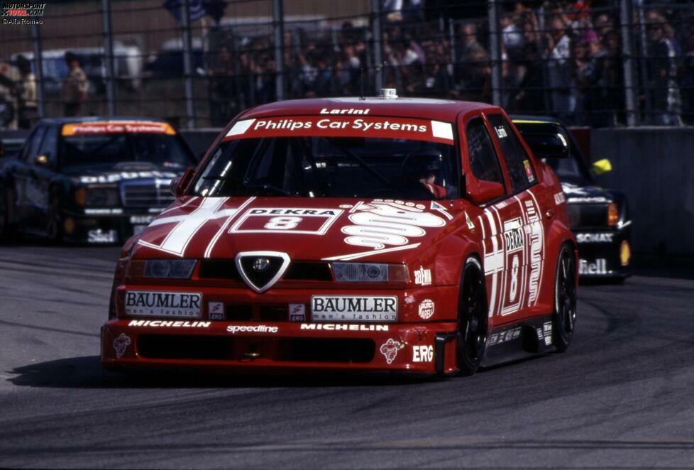 Dominanz gegen Mercedes: All das reicht, um Mercedes 1993 in der DTM das Fürchten zu Lehren, denn Larini siegt bei elf von 22 Läufen und holt den Titel vier Rennen vor Schluss.