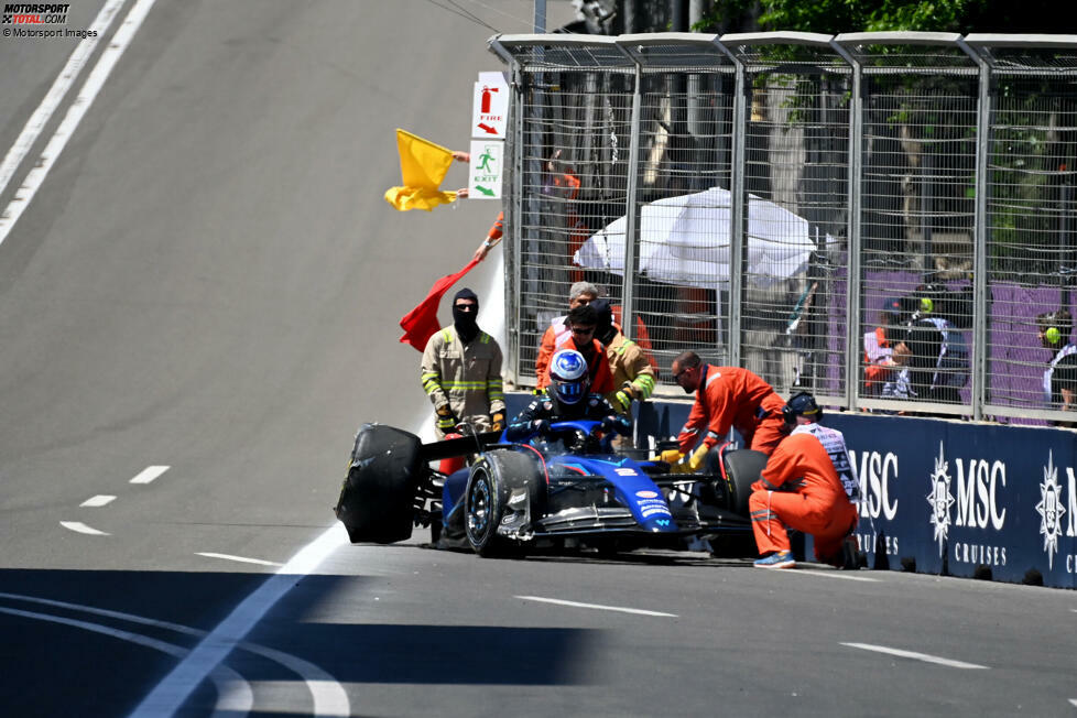 Logan Sargeant (5): Auch hier greift kein Rookie-Bonus mehr. Musste den Sprint nach einem selbstverschuldeten Crash im Shootout komplett auslassen und zeigte auch am Freitag und Sonntag nicht mehr genug, um eine 4 noch zu rechtfertigen. Seine Fehlerquote bleibt einfach zu hoch.