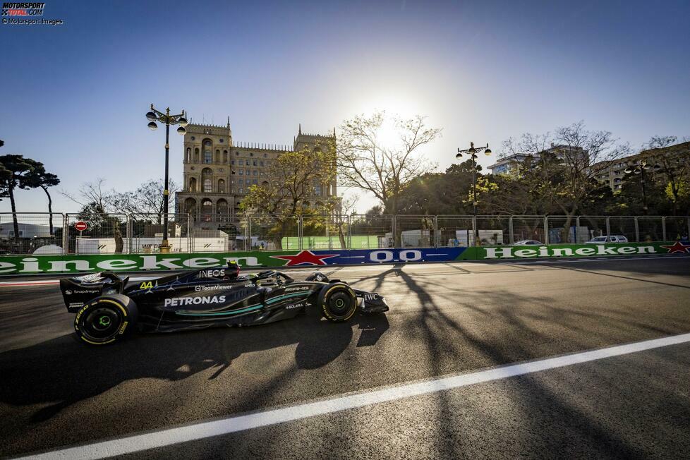 Lewis Hamilton (2): P5 im Qualifying war nach einem schwierigen Freitag noch gute Schadensbegrenzung. Im Rennen dann Pech mit dem Safety-Car gehabt, ansonsten wäre vielleicht mehr als P6 möglich gewesen. Der Sprint war eher durchwachsen, aber für eine 2 reicht es am Ende trotzdem noch.