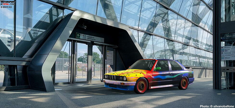 #8 Ken Done / BMW M3 Gruppe A / 1989: Ein zweites Art-Car australischen Ursprungs ist der Gruppe-A-M3 von Done. Dieser Wagen sollte für ein buntes und modernes Down Under stehen. Dones Ziel war es, mit seinem BMW-Art-Car die fröhlichen Seiten seiner Heimat zu veranschaulichen.