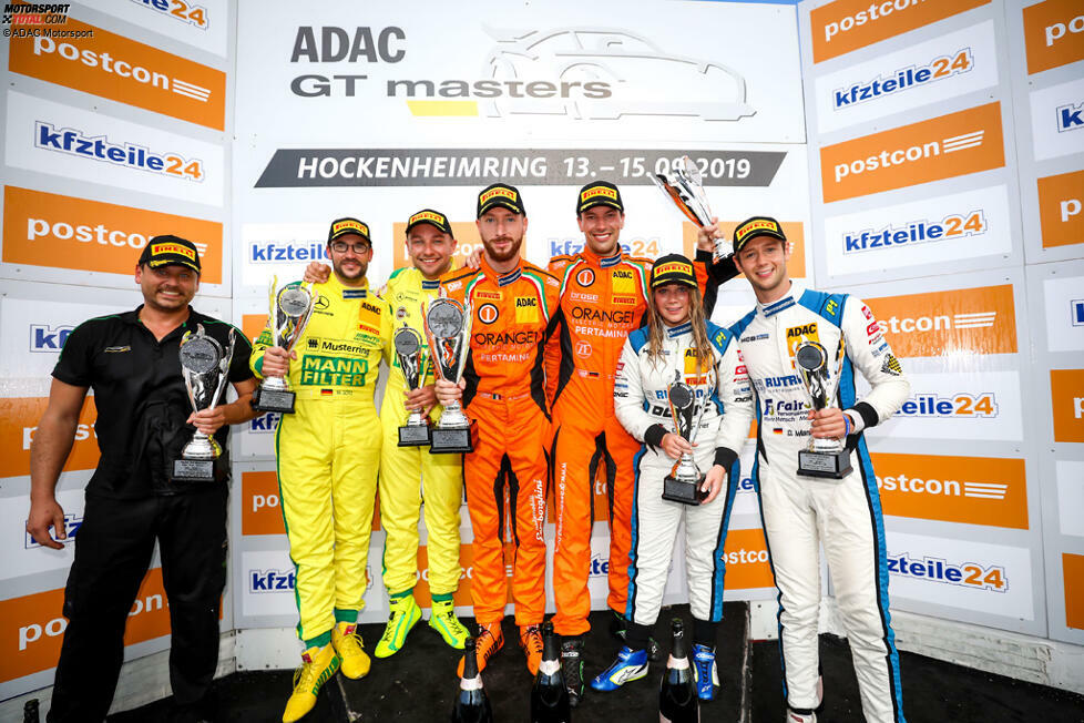 Zurück zum GT-Sport: 2019 schafft Schreiner als jüngste Frau einen Podestplatz im ADAC GT Masters. An ihrem 21. Geburtstag belegt sie auf dem Hockenheimring zusammen mit Dennis Marschall für Rutronik Racing den dritten Platz (Foto). 2021 fährt sie in der Italienischen GT-Meisterschaft für AF Corse dreimal auf das Podium der Pro-Am-Klasse.