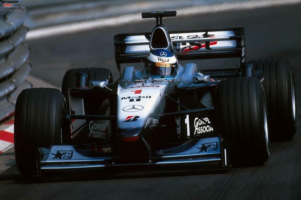 Ein Jahr später erlebt Häkkinen einen Katastrophenstart mit zwei Ausfällen in den ersten beiden Rennen - während 