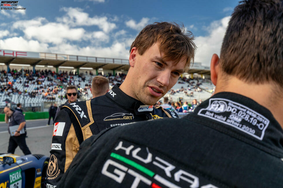 Christian Engelhart (GER/Grasser-Lamborghini #63): 2020 holte der Bayer den Titel im ADAC GT Masters, 2023 feierte er mit Toksport WRT den ersten DTM-Sieg, doch dann kam es zu Saisonmitte zur Trennung. Nach dem starken Comeback bei Grasser beim DTM-Finale kehrte der verlässliche GT3-Routinier von Porsche zu Lamborghini zurück.