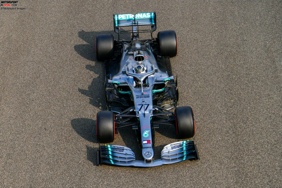 2019: Wieder wird Lewis Hamilton Formel-1-Weltmeister, wieder gewinnt Mercedes beide Titel. Auch der W10 erweist sich als ausgezeichnetes Rennauto.