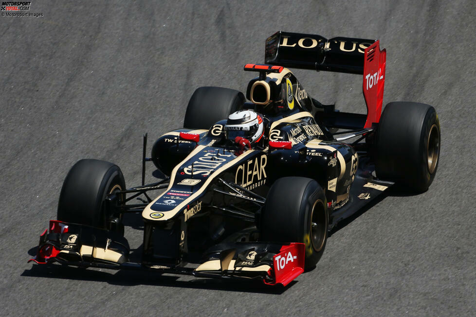 2012: Hinter Renault liegen einige sieglose Jahre, doch unter dem Namen Lotus gelingt mit Kimi Räikkönen wieder ein Grand-Prix-Erfolg. Das Team steigert sich auf P4 in der Gesamtwertung, dann hört James Allison als Technischer Direktor auf.