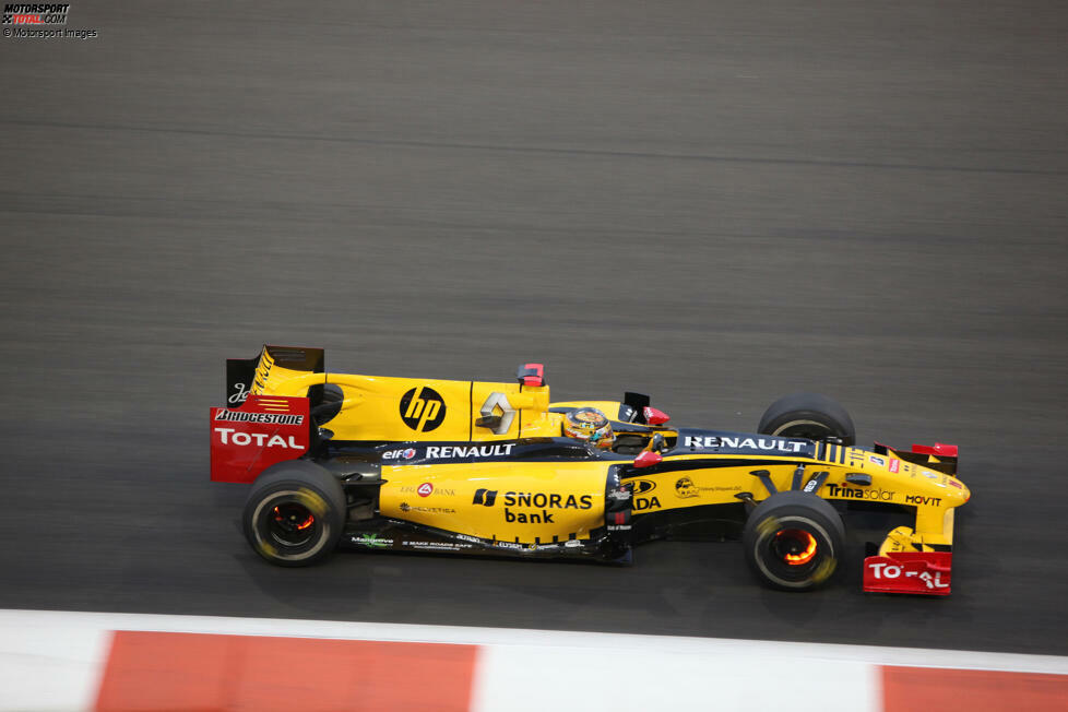 2010: Robert Kubica leitet bei Renault die Trendwende ein, fährt zweimal aufs Podest und hilft maßgeblich mit, das Team wieder in den Top 5 der Gesamtwertung zu etablieren.