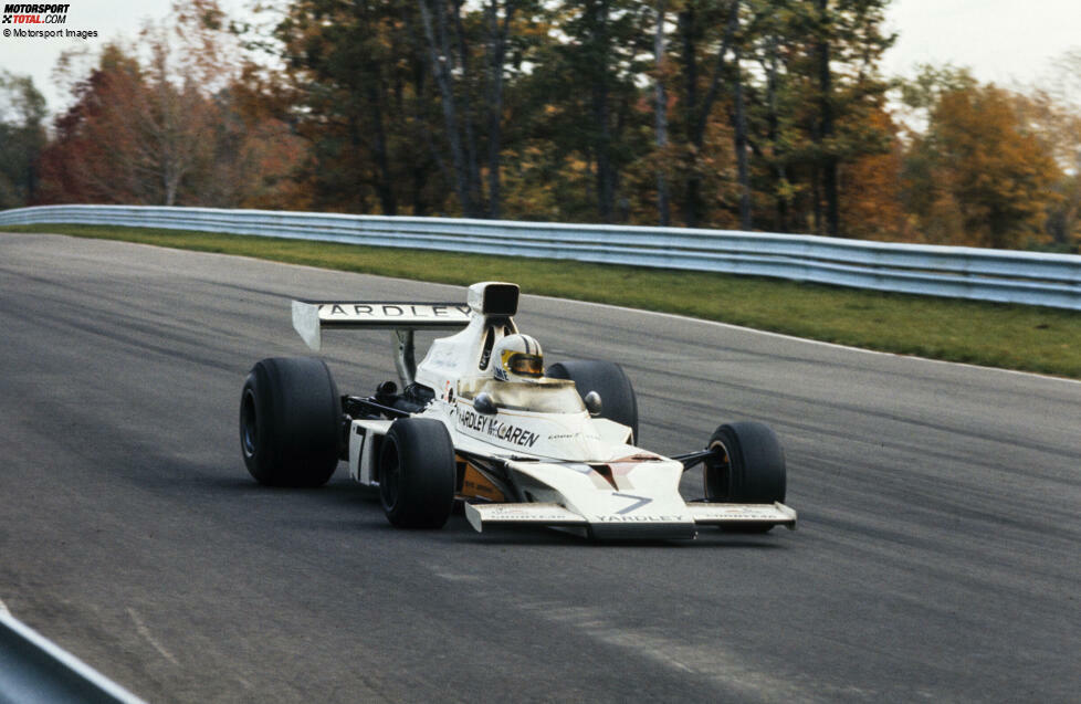 McLaren-Ford M23: Denny Hulme (Neuseeland) und teilweise Peter Revson (USA), Jody Scheckter (Südafrika) sowie Jacky Ickx (Belgien)