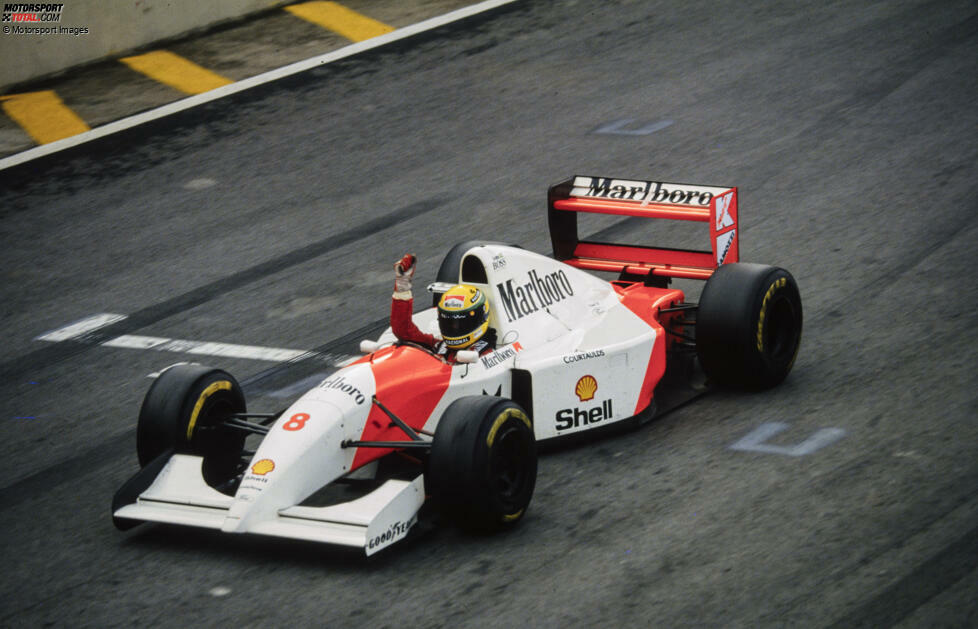 McLaren-Ford MP4/8: Michael Andretti (USA), Ayrton Senna (Brasilien) und teilweise Mika Häkkinen (Finnland)