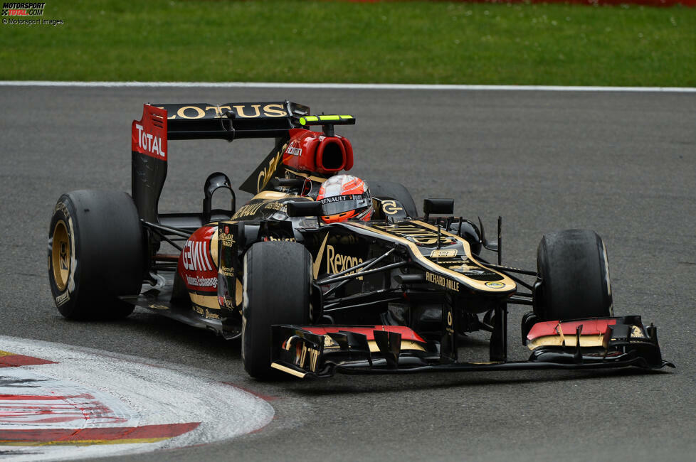 Lotus-Renault E21: Kimi Räikkönen (Finnland), Romain Grosjean (Frankreich) und ersatzweise Heikki Kovalainen (Finnland)