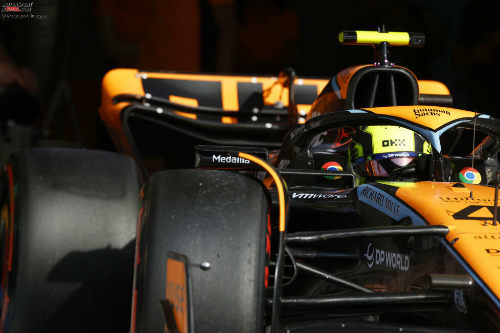 ... McLaren, das kein Auto in der ersten Hälfte des Feldes unterbringt. Lando Norris bleibt im MCL60 als Elfter schon in Q2 hängen, Oscar Piastri gar schon in Q1. Bester Formel-1-Neuling wird ...