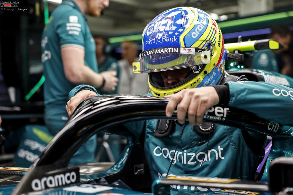 ... platziert sich Alonso für Aston Martin, bei einem Rückstand von sechs Zehnteln in Q3. Doch ausgehend von der Form 2022 ist dieses Ergebnis für das Team wirklich gut! Fragezeichen dagegen bei ...