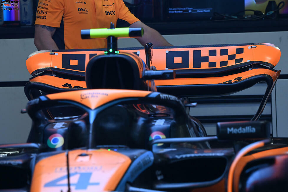 McLaren MCL60: Heckflügel
