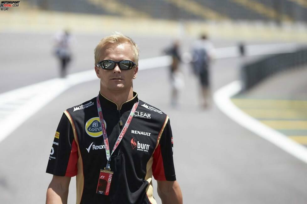 2013 - 1 Fahrerwechsel: Auch 2013 ist Lotus für den einzigen Wechsel verantwortlich. Kimi Räikkönen entscheidet sich, die Saison für eine Rücken-OP vorzeitig zu beenden, doch sein Ersatz Heikki Kovalainen kann in Austin und Brasilien mit zwei 14. Plätzen nichts Zählbares holen.