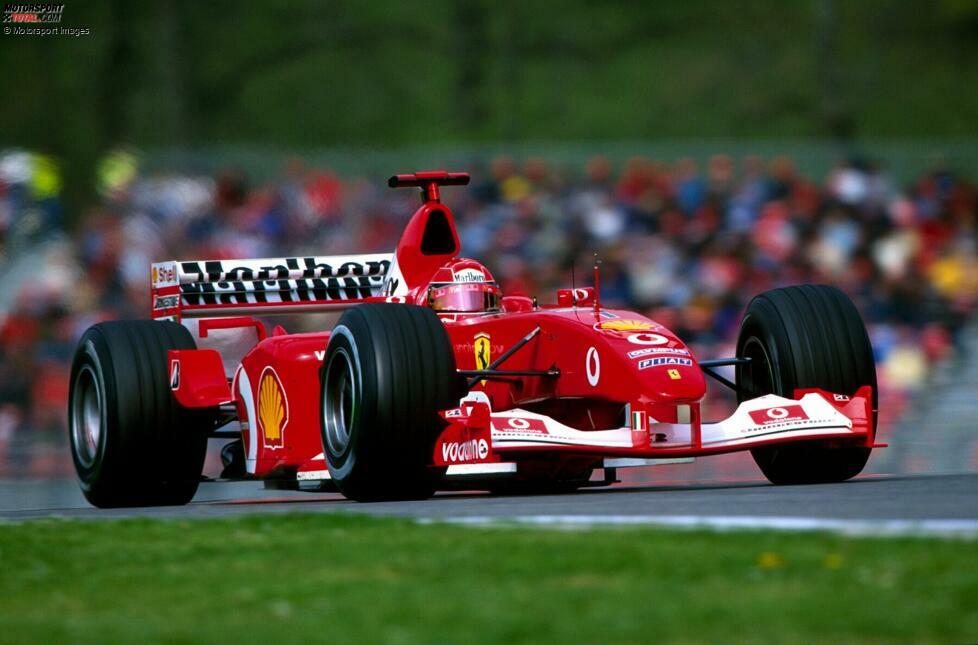 2003: Ferrari F2002 (Ferrari hat das Vorjahresauto eingesetzt)