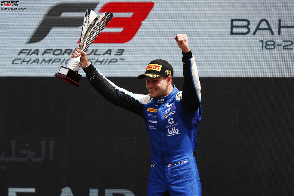 Alpine - Victor Martins (5. in der Formel 2): Der F3-Meister von 2022 hat seinen Speed mit drei Polepositions bewiesen und wurde für ART bester Rookie in der Formel 2. Neun Mal fuhr er auf das Podest, gewann allerdings nur ein Rennen dabei. Könnte 2024 ein Titelkandidat sein und auch Freitagstrainings für Alpine bestreiten.