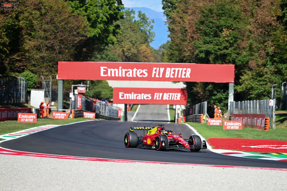 16. Monza, Italien (1. September 2024) - DIE Highspeed-Strecke im Kalender darf natürlich nicht fehlen. Auf keinem anderen Kurs werden die Flügel so flach eingestellt wie im Königlichen Park von Monza. Hier erreicht die Formel 1 noch Geschwindigkeiten von mehr als 350 km/h.