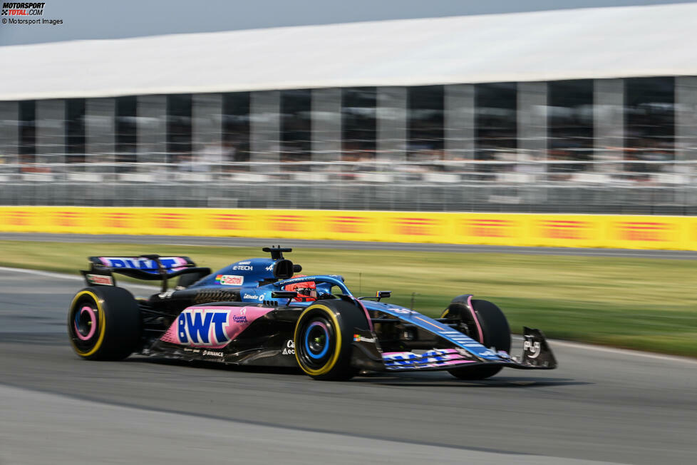... Esteban Ocon im zweiten Alpine das Auto frühzeitig abstellen muss, fast an der gleichen Stelle wie zuvor Teamkollege Gasly: Wieder ein technischer Defekt bei Alpine! Und auch ...