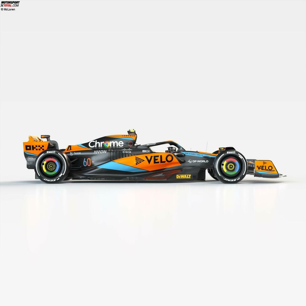 Angetrieben wird der McLaren MCL60 erneut von einem Mercedes-Aggregat.