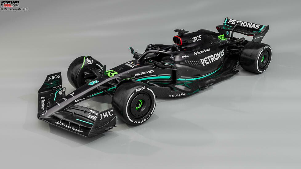 Mit dem neuen Auto wollen Lewis Hamilton und George Russell 2023 wieder regelmäßig um Siege und den WM-Titel kämpfen.