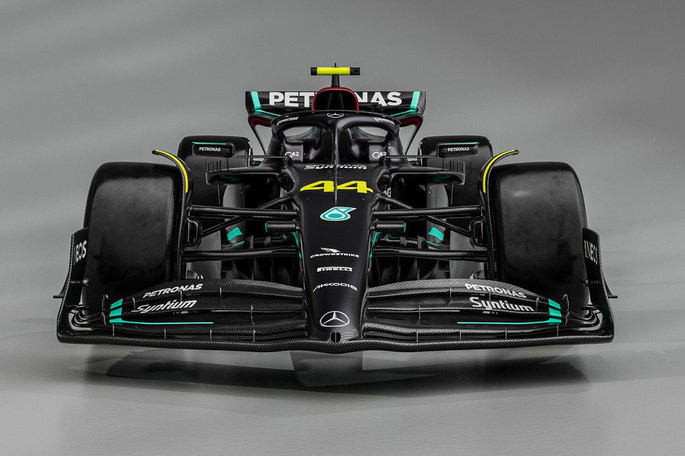 Das ist der Mercedes W14, mit dem Lewis Hamilton und George Russell 2023 in der Formel 1 um Siege und den WM-Titel kämpfen wollen