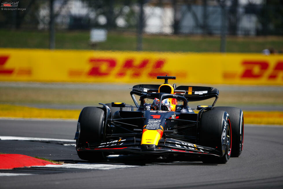 ... im zweiten Freien Training ist zwar erneut Verstappen vorne für Red Bull (dieses Mal mit 1:18.078 Minuten auf Soft und überzeugend auf den Longruns), aber ...