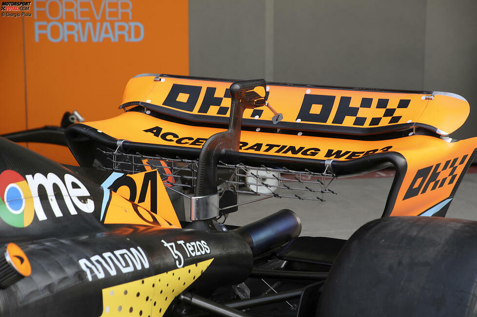 McLaren MCL60: Heckflügel