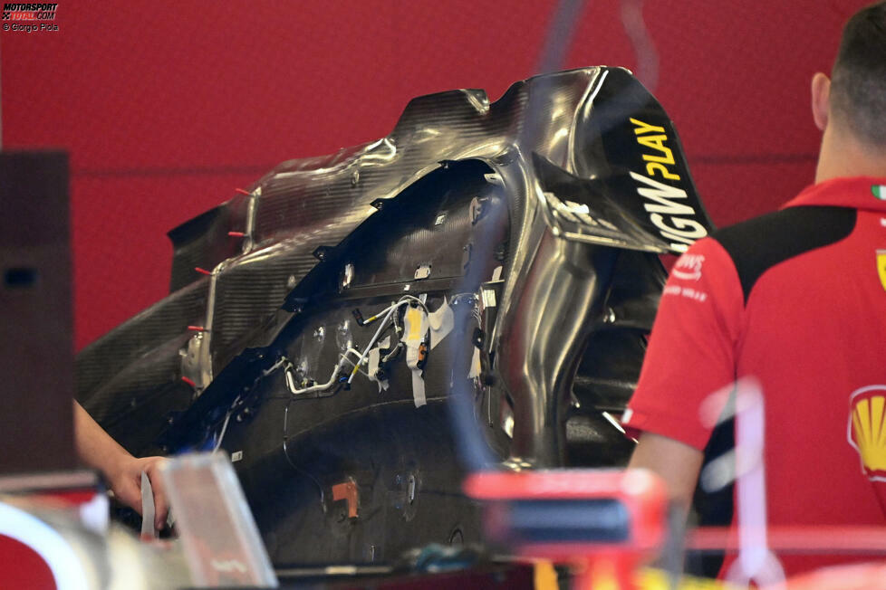 Ferrari SF-23: Unterboden