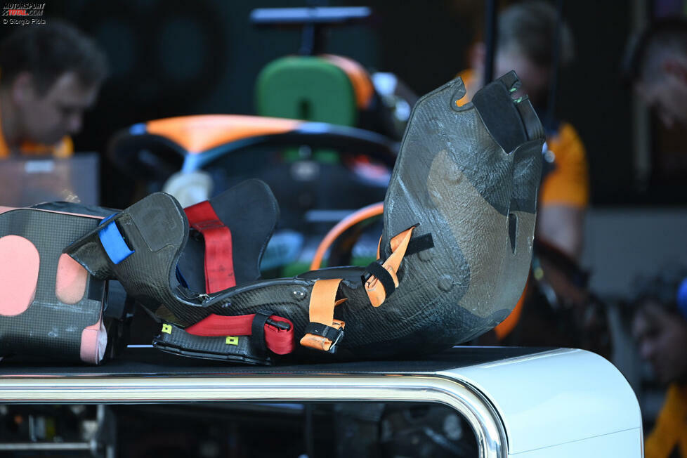 McLaren MCL60: Fahrersitz