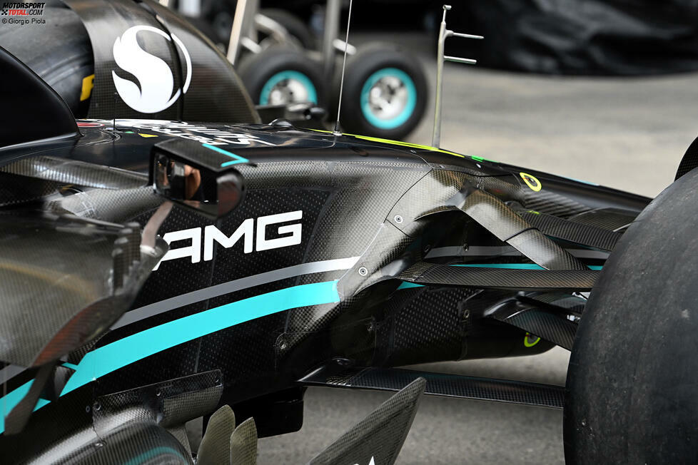 Mercedes W14: Vorderrad-Aufhängung