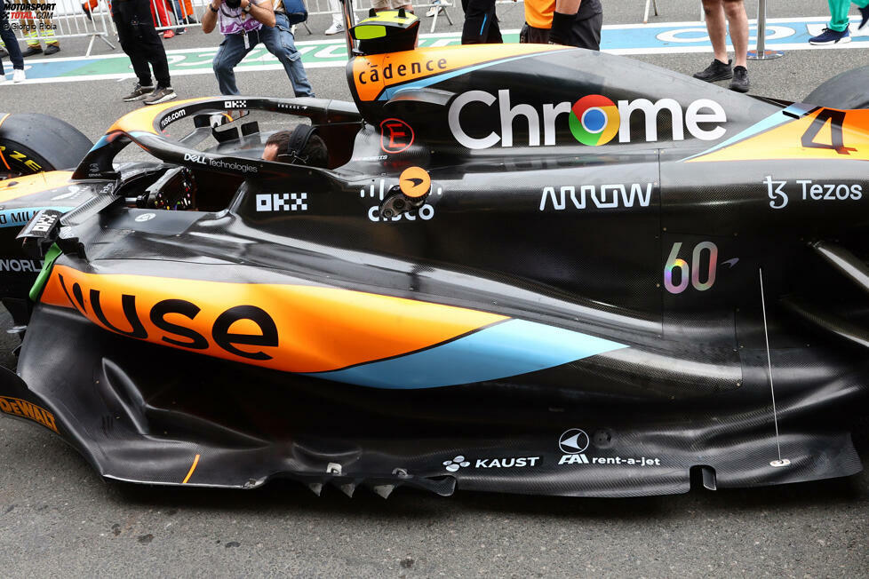 McLaren MCL60: Unterboden