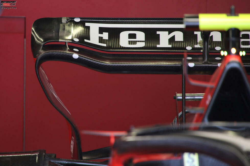 Ferrari SF-23: Heckflügel