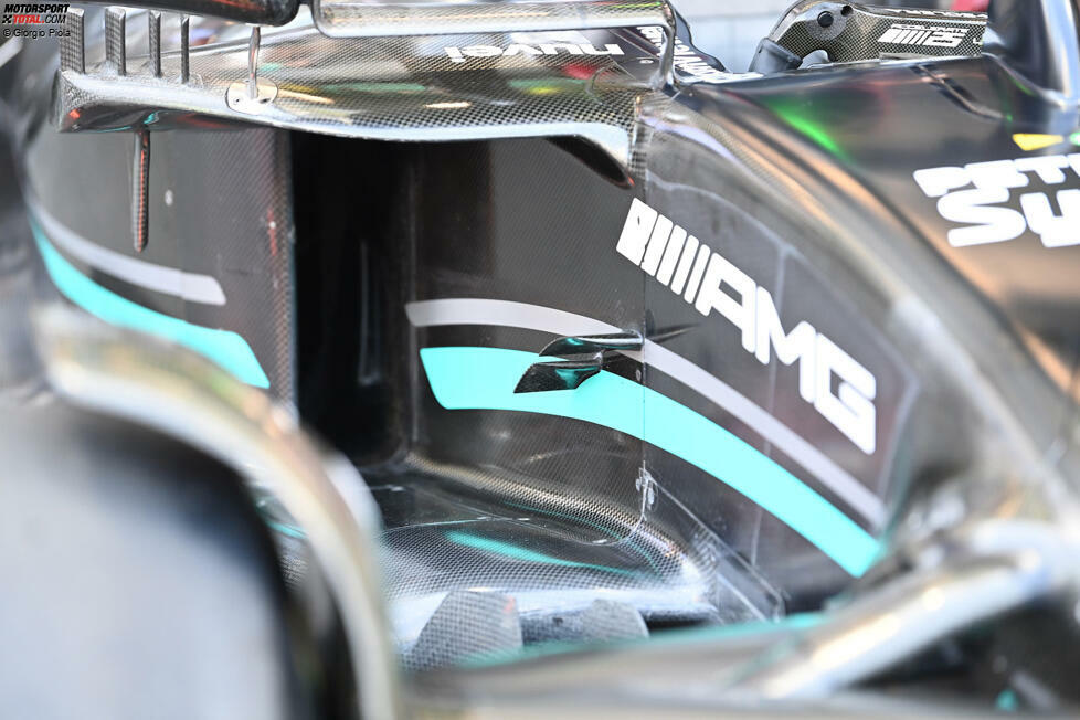 Mercedes W14: Winglets